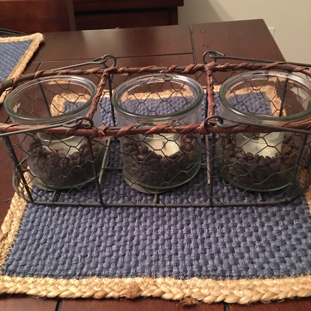 Rustic/farmhouse 3 - candle holder/centerpiece